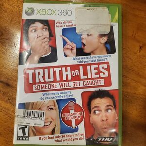 Truth or Lies Xbox 360 CIB Complete Tested & Working